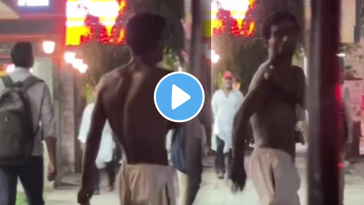 Mumbai shocking video Shirtless Man Harasses Woman At Mumbai's Bandra Signal; Grabs Her Thigh, Spits In Front Of Her Auto video goes viral on social media