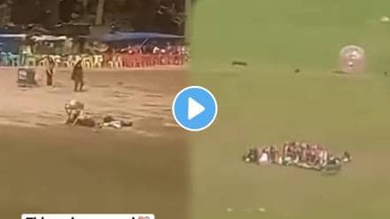 Pahalgam Terror Attack video Some young people saw the terrorist attack from a distance and fled the scene