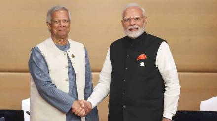 PM Modi Meets Bangladesh's Muhammad Yunus