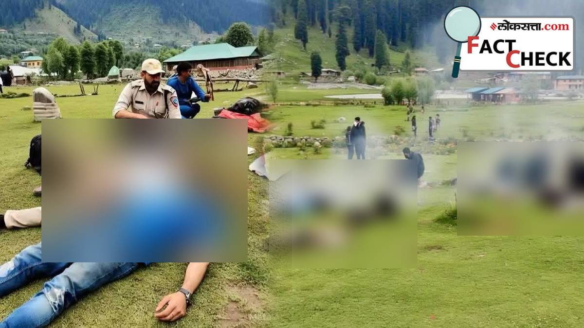 Pahalgam Terror Attack Fact Check Photo
