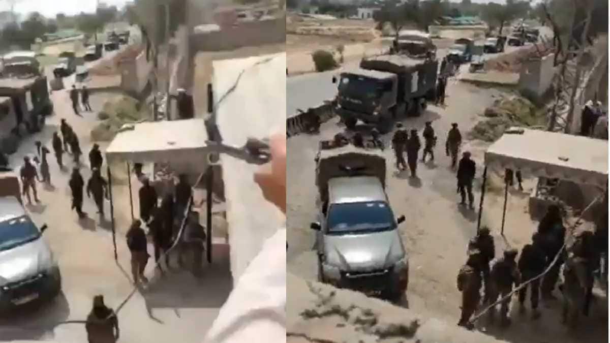 Pakistani Police vs Soldiers Conflict
