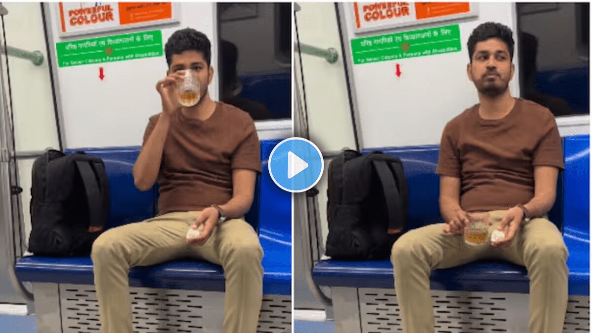 Passenger Drinking and Peeling Boiled egg
