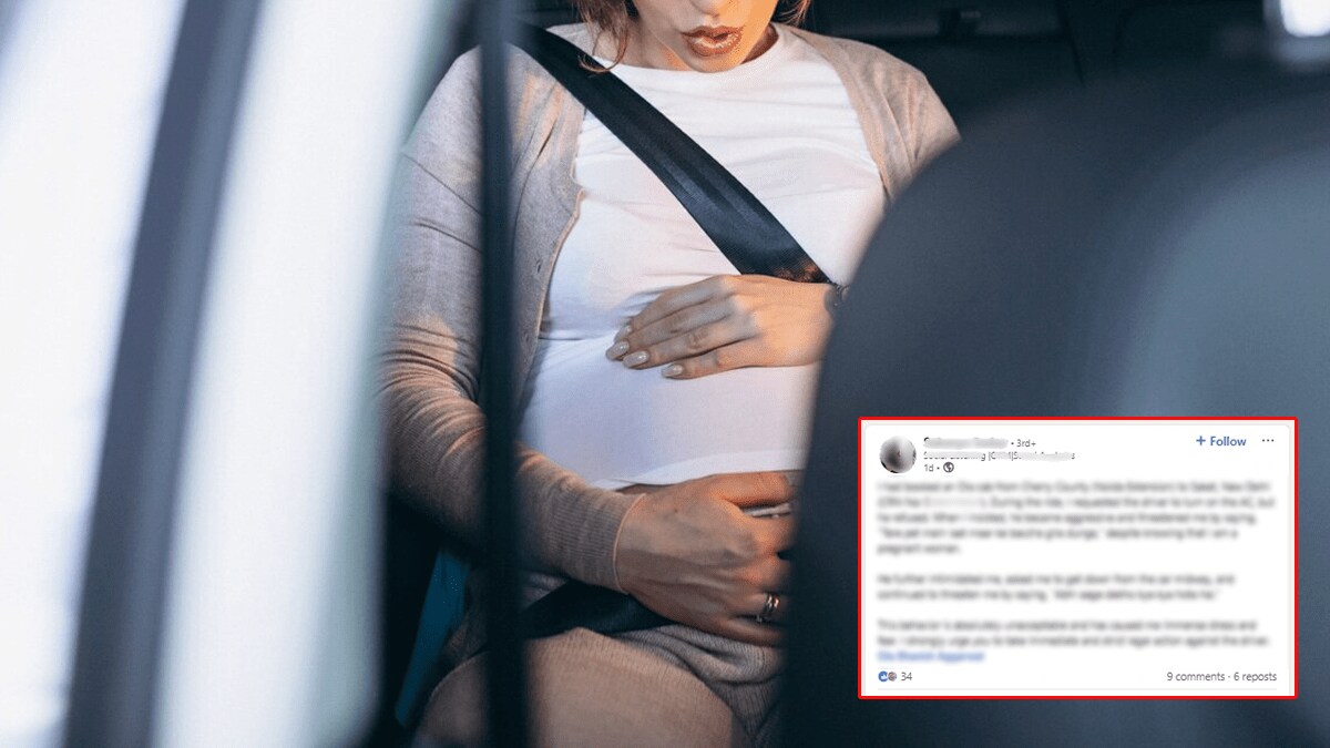 Pregnant woman threatened by ola cab driver to kill her unborn baby after she asked to turn on ac shared LinkedIn post trending