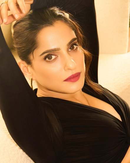 Priya Bapat White Designer Gown Look