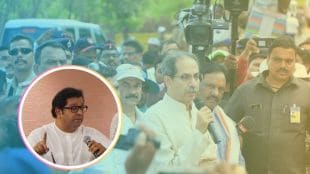 Raj Thackeray and Uddhav Thackeray addressing separate political rallies in Maharashtra