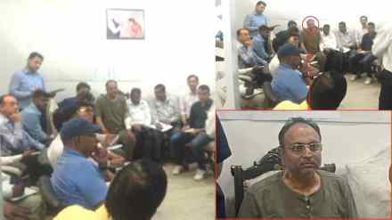 Rekha Gupta Husbund PWD DUSIB Officers Meeting