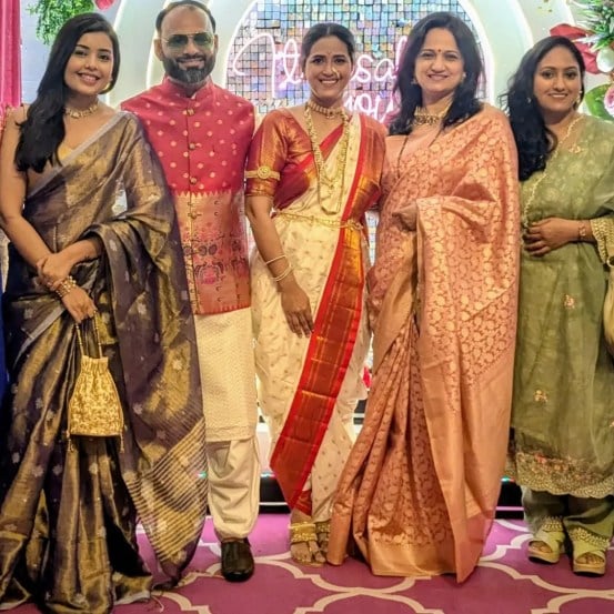 Sharmishtha Raut Baby Girl Name Ceremony