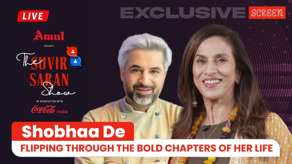 Shobhaa De live interview