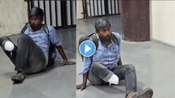 ना व्हिलचेअर दिली, ना कोणी मदत केली, एक पाय गमावलेला रुग्ण टाच घासत…. पुण्यातील रुग्णालयाचा Video Viral