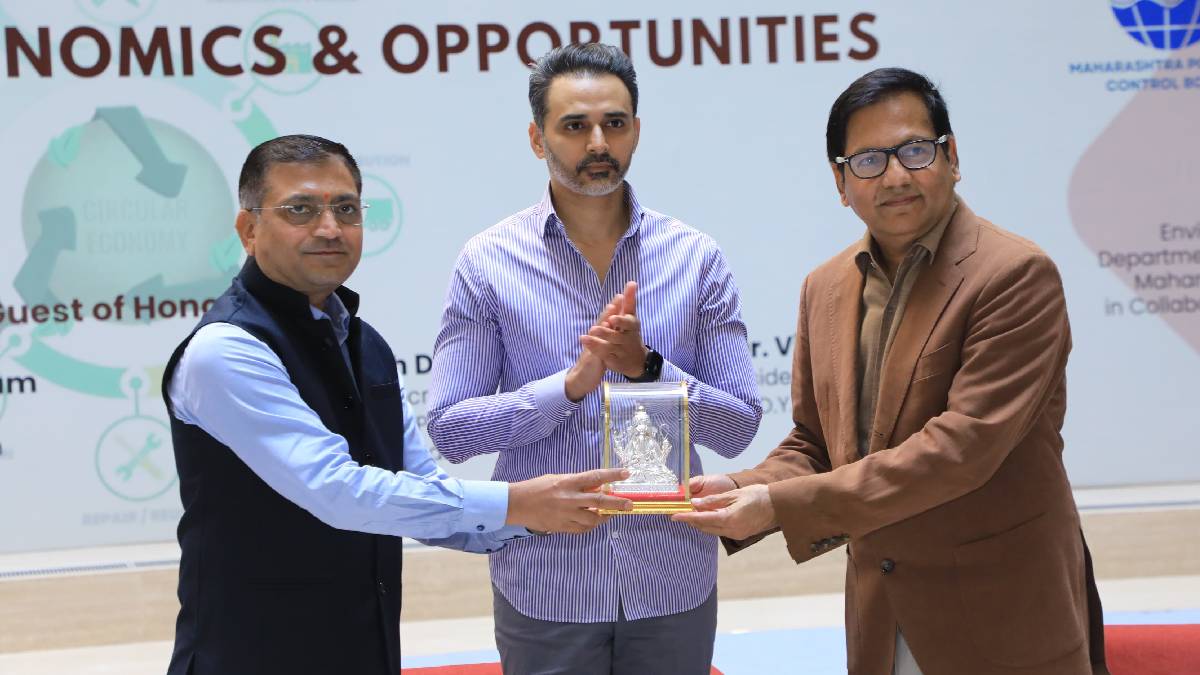 Siddhesh Kadam Chairman of Maharashtra Pollution Control Board stated Recycling of waste