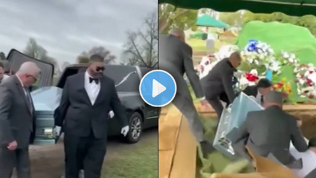 Terrifying Funeral Accident Video