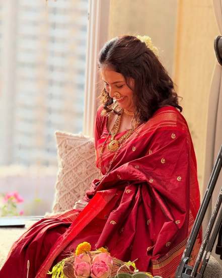 Titeekshaa Tawde Chandrakala Paithani Saree