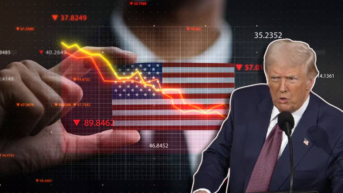 US Share Market Crashed May Impacts India doanld trump