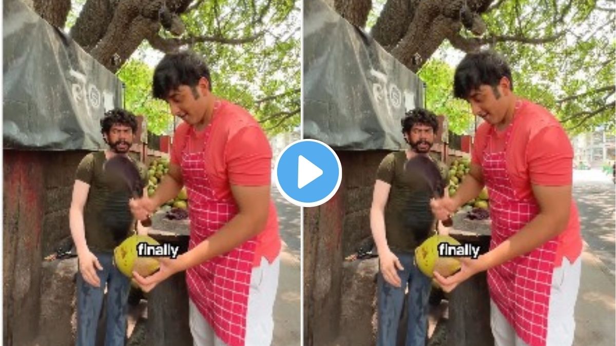 Coconut seller viral video