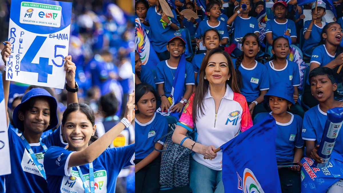 What is ESA Day Mumbai Indians & Reliance Foundation Special Initiative 19 Thousand Children in Wankhede