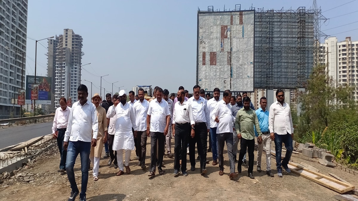 Palava Katai flyover , Shilphata road , Rajesh More,