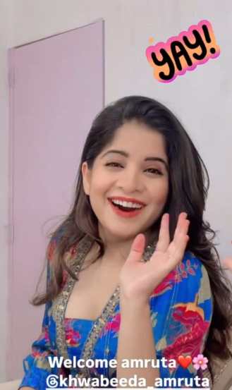 paaru fame aditya real life wife amruta deshmukh work in zee marathi lakshmi niwas