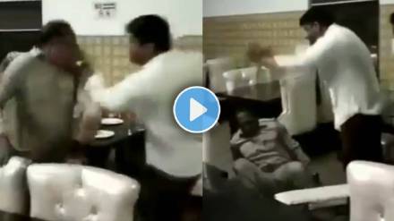 bjp councillor manish chaudhary assaulting police fact check