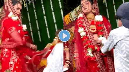 Bride slaps boy on stage while wedding viral video on social media