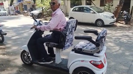 senior citizen bike loksatta news