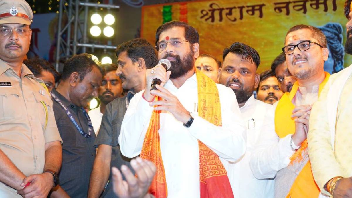 Deputy Chief Minister Eknath Shinde criticizes the opposition the Ram temple issue
