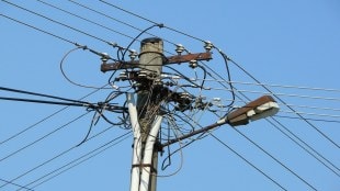 power lines destroyed , garbage fire, power supply ,