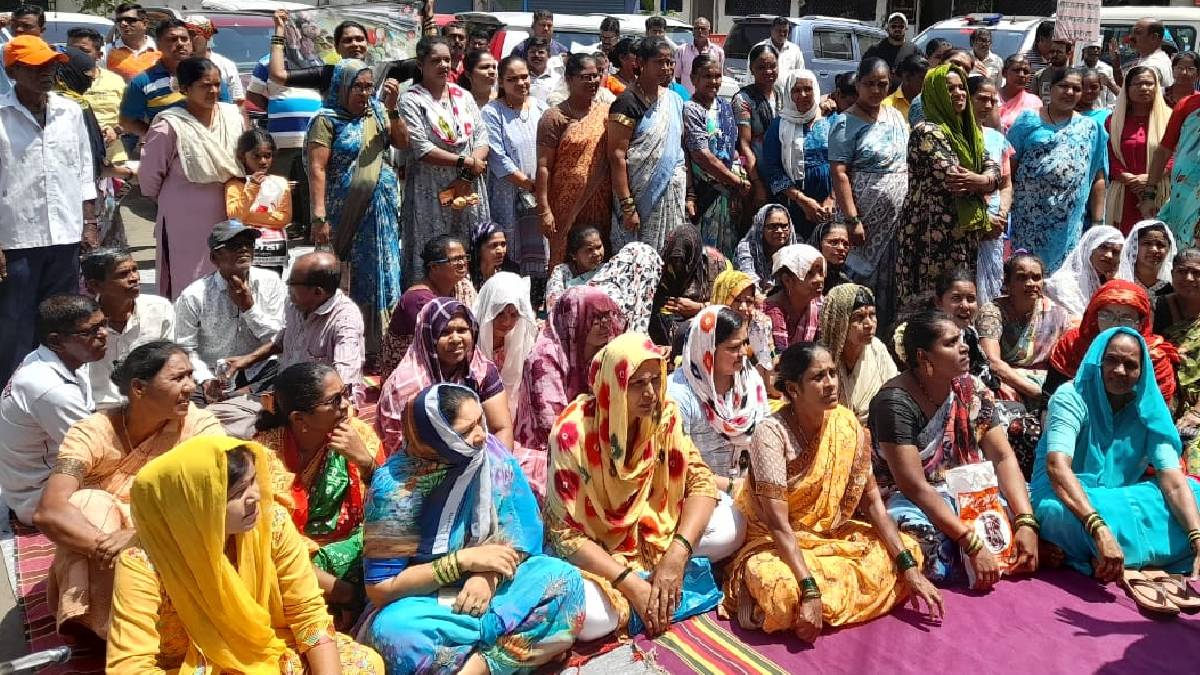 uran farmers agitation