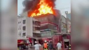 Massive fire breaks out at Croma showroom in Bandra