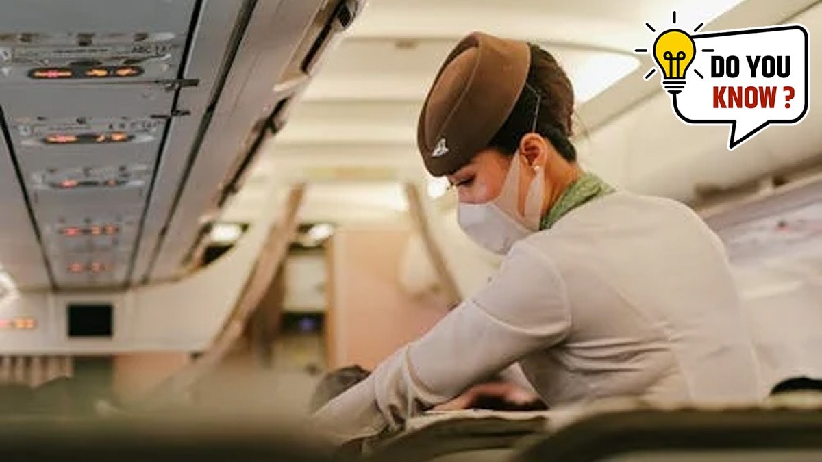 Flight Attendants Sit on Their Hands During Takeoff and Landing