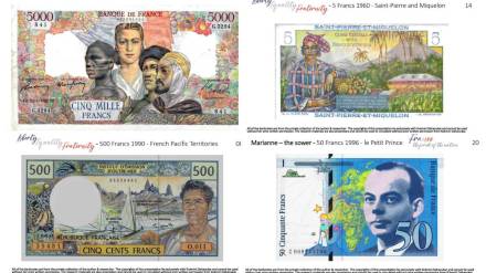 french currency notes at national gallery of modern art in fort