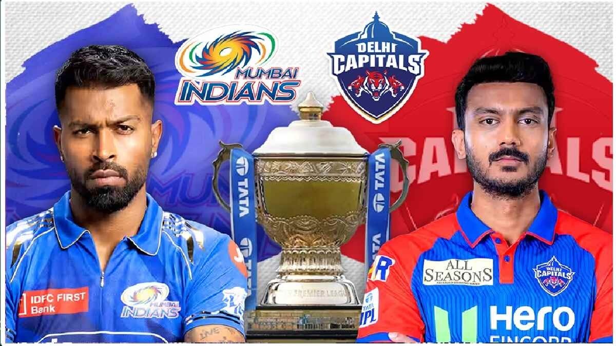 Delhi Capitals vs Mumbai Indians Live Match Score Updates in Marathi