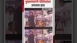 karnataka cm siddaramaiah nearly slaps police officer over security scuffle during rally