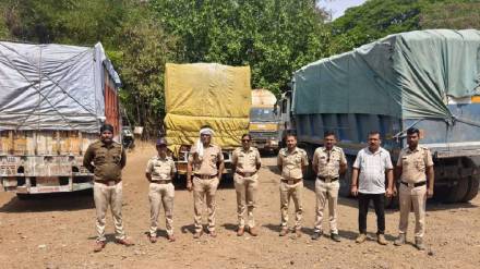 RTO takes action against illegal vehicles carrying ash Amravati news