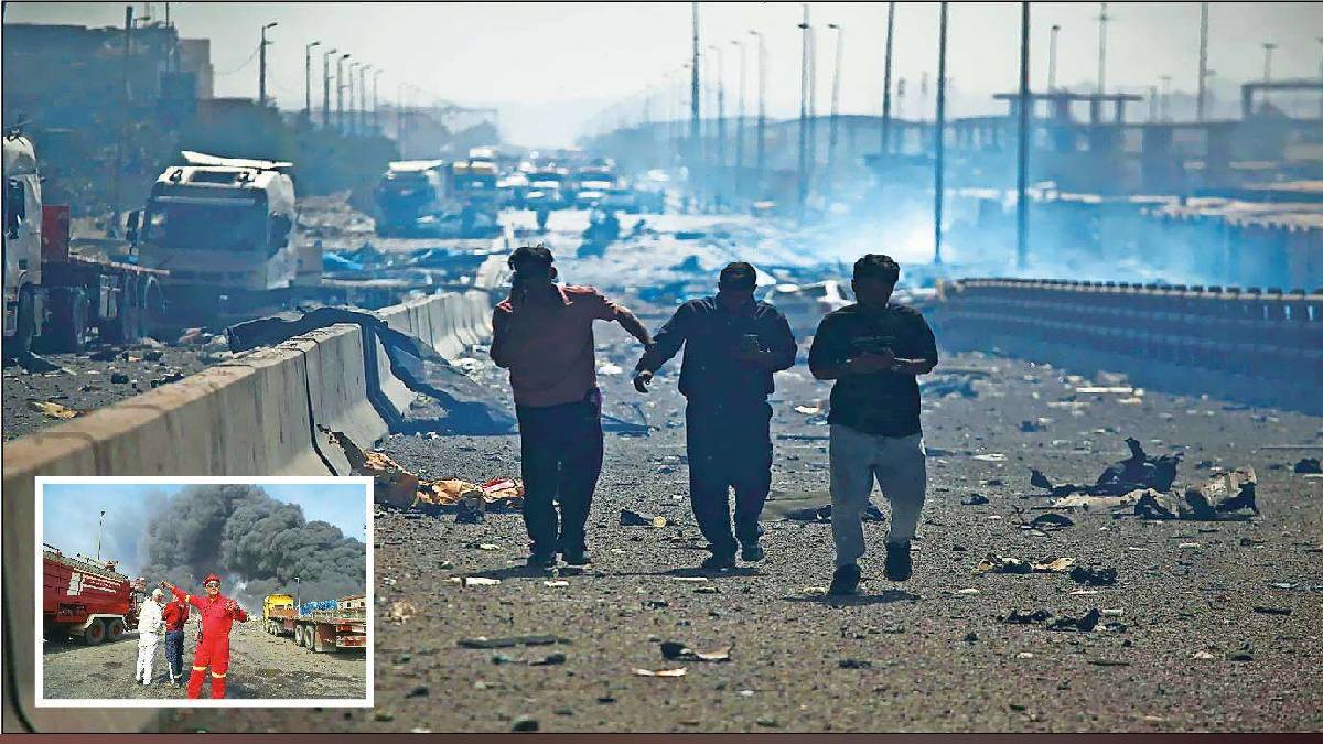 Major explosion at Rajai port in southern Iran