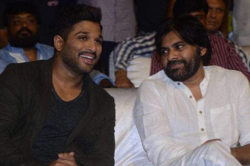 Allu Arjun and Pawan Kalyan