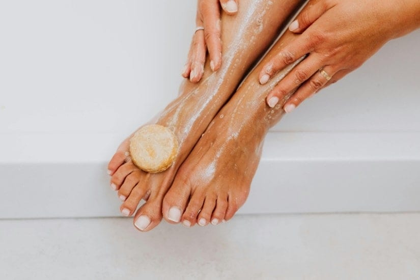 pedicure with your own hands