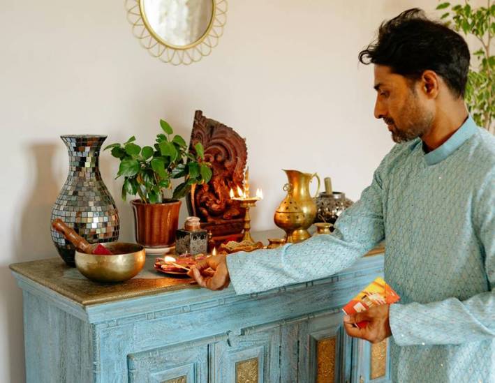 Science on lighting Ghee Diya