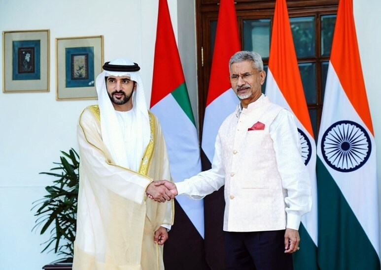 Dubai Crown Prince in India