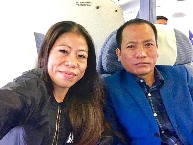 mary kom children