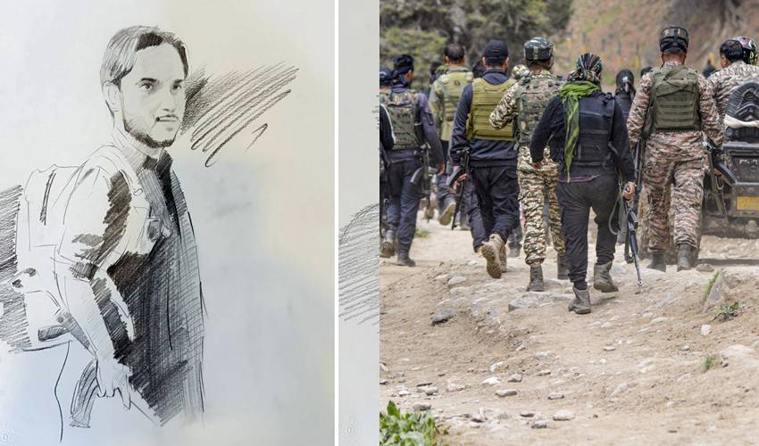 Three Pahalgam terrorists Photos