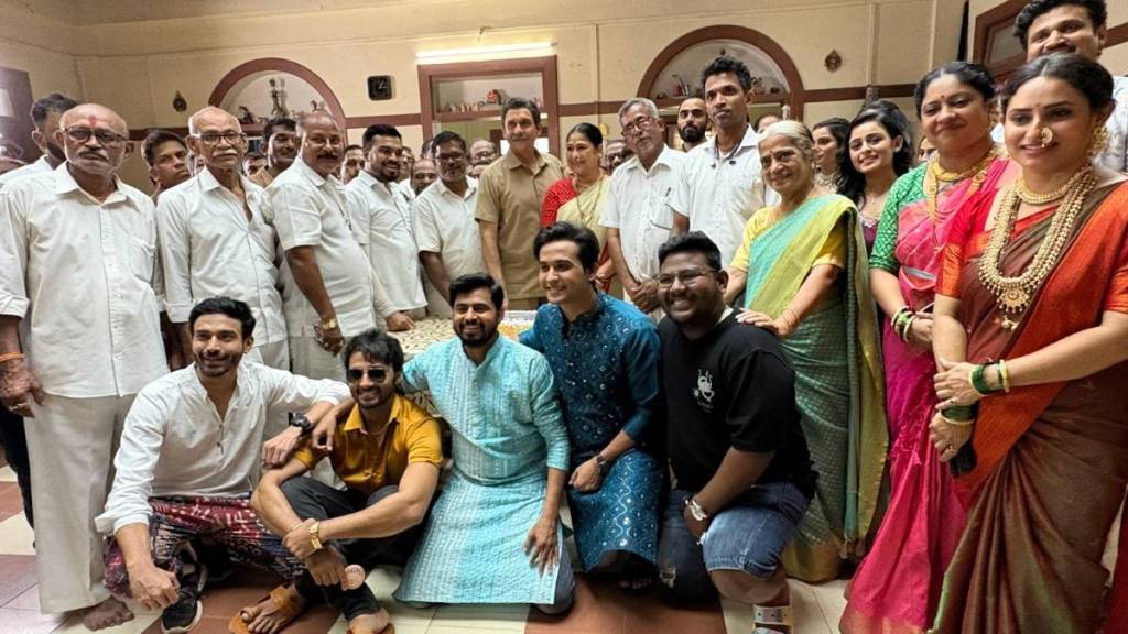 lakshmi niwas real life auto driver visit marathi serial set