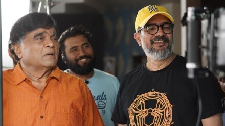 lokesh gupte shared ashi hi jamawajami shooting ashok saraf video