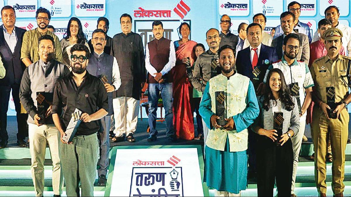Union Minister for Road Transport and Highways Nitin Gadkari Loksatta Tarun Tejantik award distribution ceremony Mumbai news