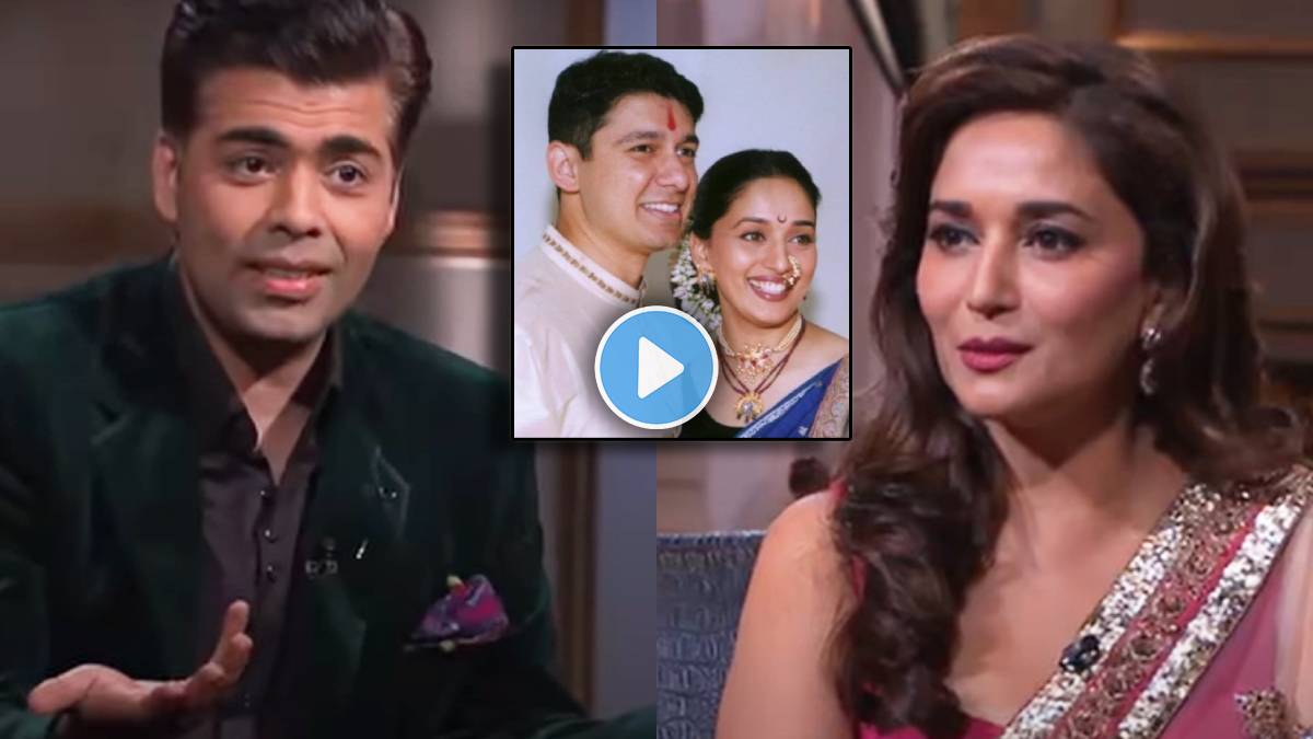 madhuri dixit savage replies to karan johar about marriage with dr shriram nene