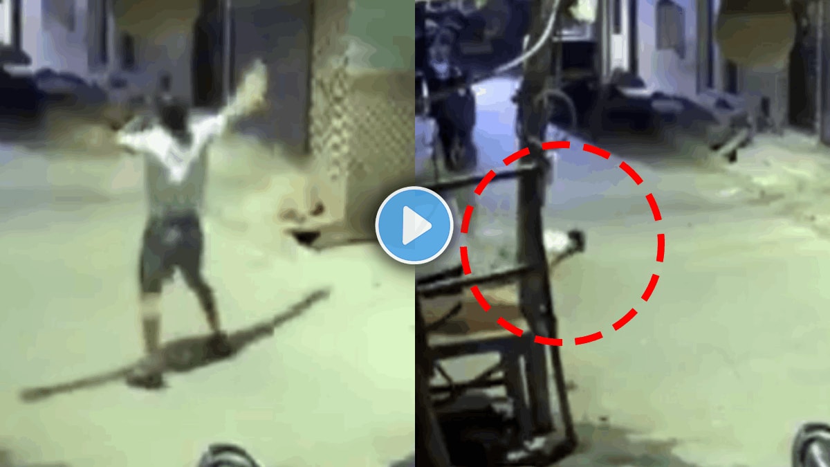 Shocking Video of man got heart attack while workout in uttarakhand viral video on social media