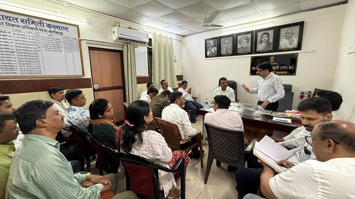 Mla Rajesh More on water problem in navi mumbai