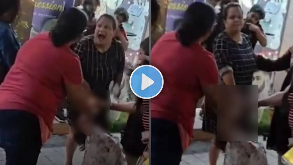 noida society women fight viral video