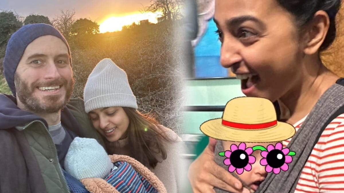 radhika apte brings her daughter to India for the first time actrees shared photo on social media