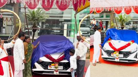 lagira zhala jee fame marathi actor rahul magdum buys new car