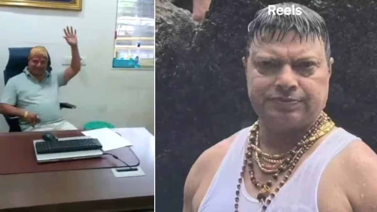 ठाकुर्लीतील रील स्टार सुरेंद्र पाटील.